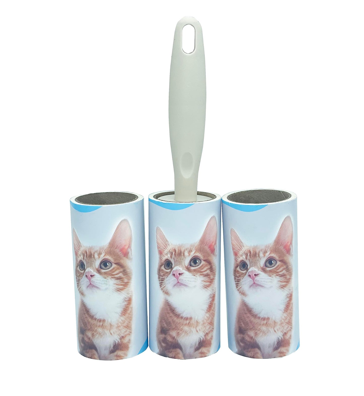 House of Quirk Lint Rollers Brush Reusable Sticky Picker Cleaner Roller Easy-Tear Sheets Travel Pet Hair Lint Roller 10cm Sheet Set of 3 Rolls 180 Sheets, 60 Sheets Each roll Lint Roller Remover.