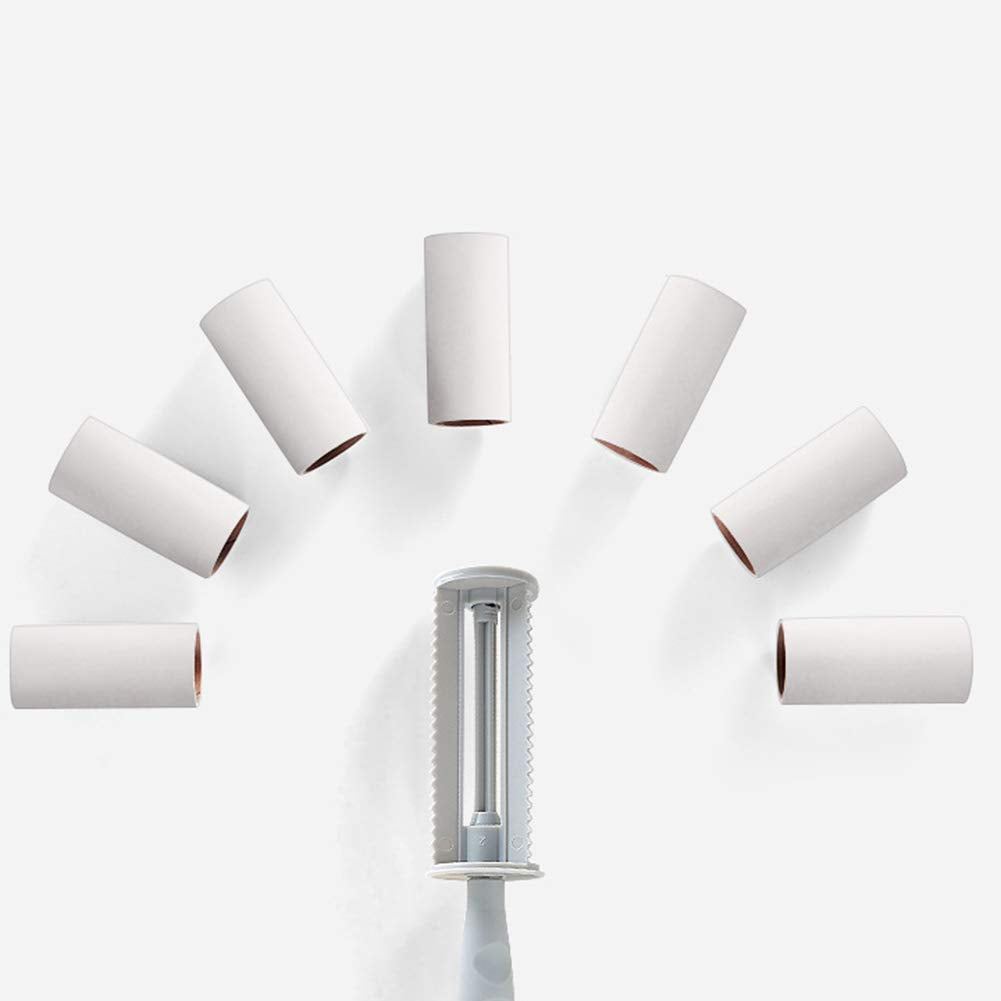 House of Quirk Lint Rollers Brush Reusable Sticky Picker Cleaner Roller Easy-Tear Sheets Travel Pet Hair Lint Roller 10cm Sheet Set of 3 Rolls 180 Sheets, 60 Sheets Each roll Lint Roller Remover.