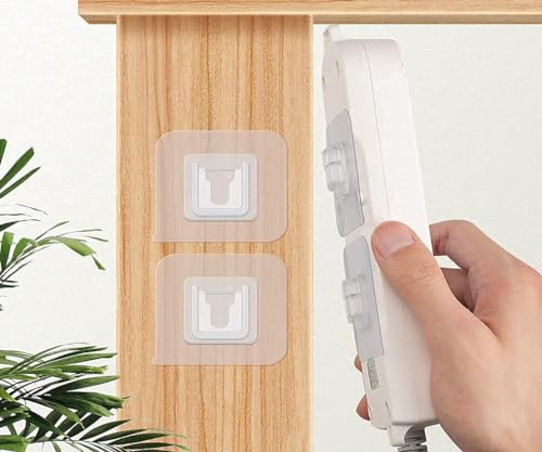 JIALTO 10 Pcs Stainless Steel, PVC, ABS Nail Free Seamless Adhesive Non-Trace No Drilling Installation Hanging, Waterproof Screws Wall Hook (Transparent)
