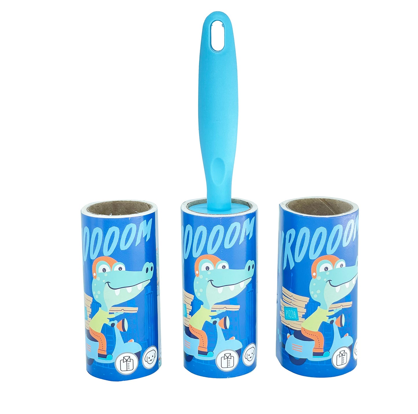 House of Quirk Lint Rollers Brush Reusable Sticky Picker Cleaner Roller Easy-Tear Sheets Travel Pet Hair Lint Roller 10cm Sheet Set of 3 Rolls 180 Sheets, 60 Sheets Each roll Lint Roller Remover.