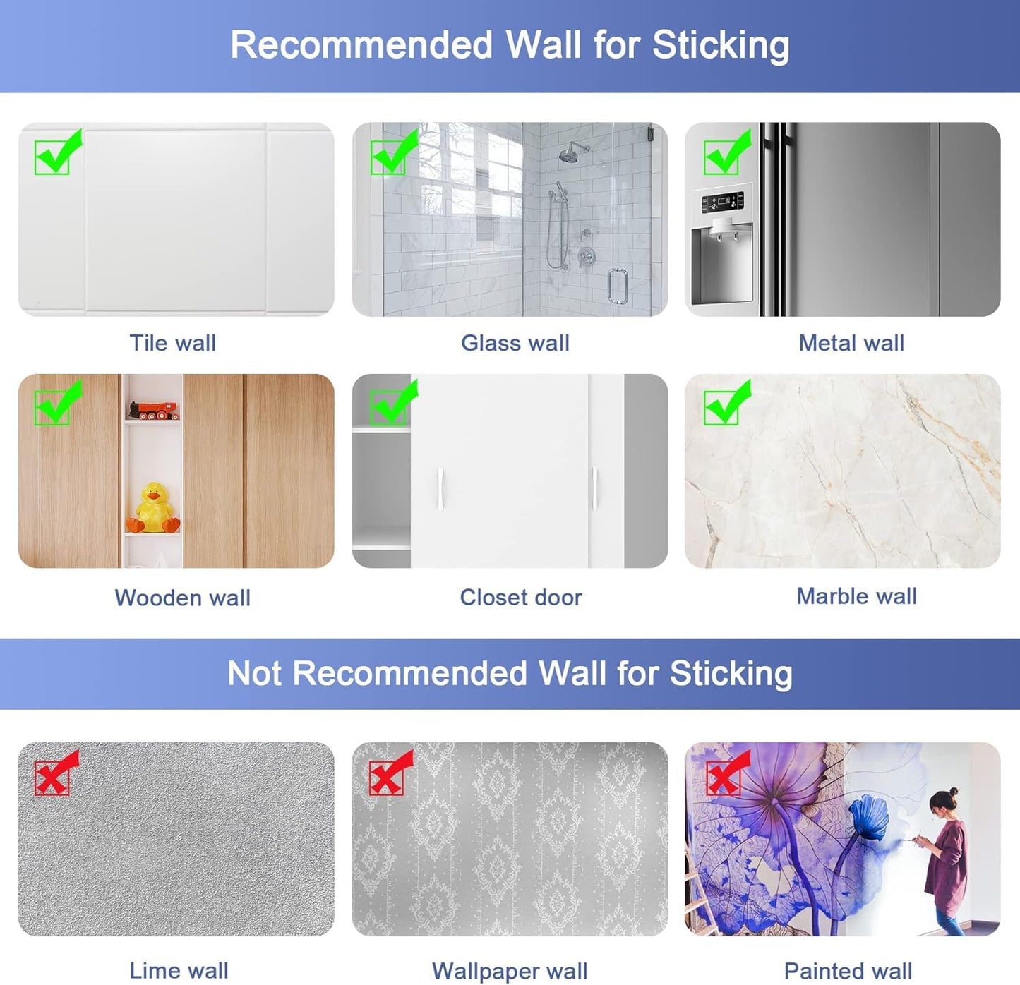 JIALTO 10 Pcs Stainless Steel, PVC, ABS Nail Free Seamless Adhesive Non-Trace No Drilling Installation Hanging, Waterproof Screws Wall Hook (Transparent)